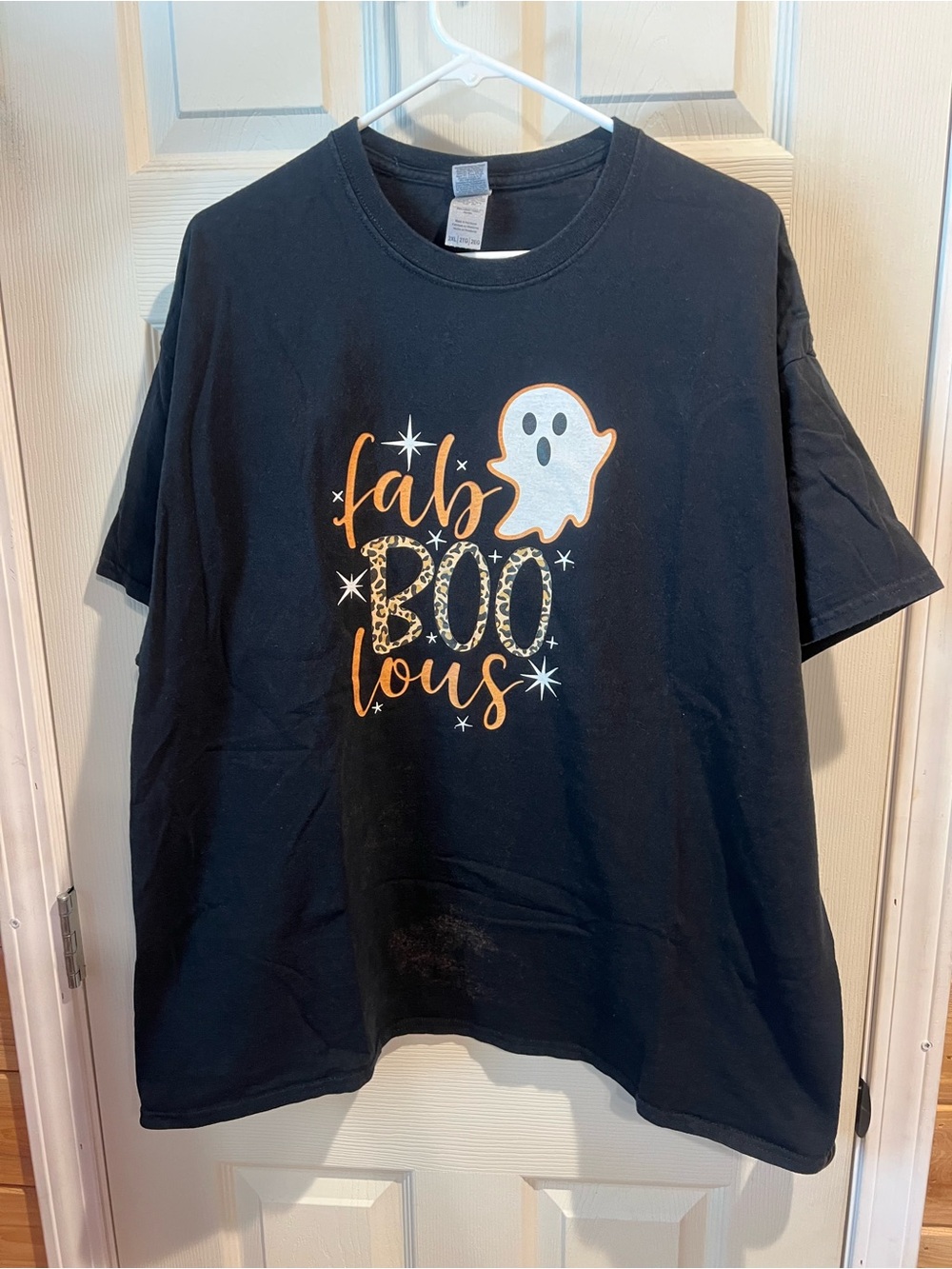 Gildan Black Women'sHalloween 'fab BOO lous' Graphic Tee